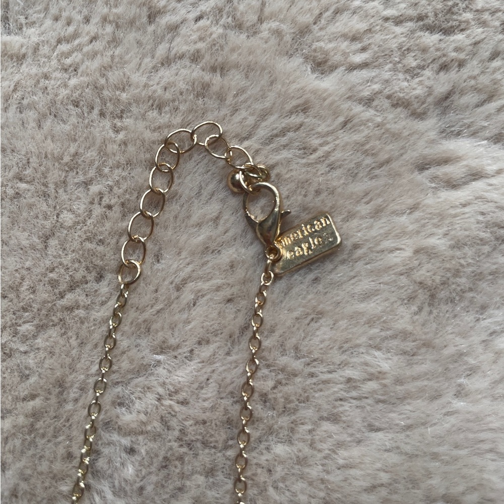 Silver tone Triangle Pendant Necklace, NWT - Picture 6 of 9